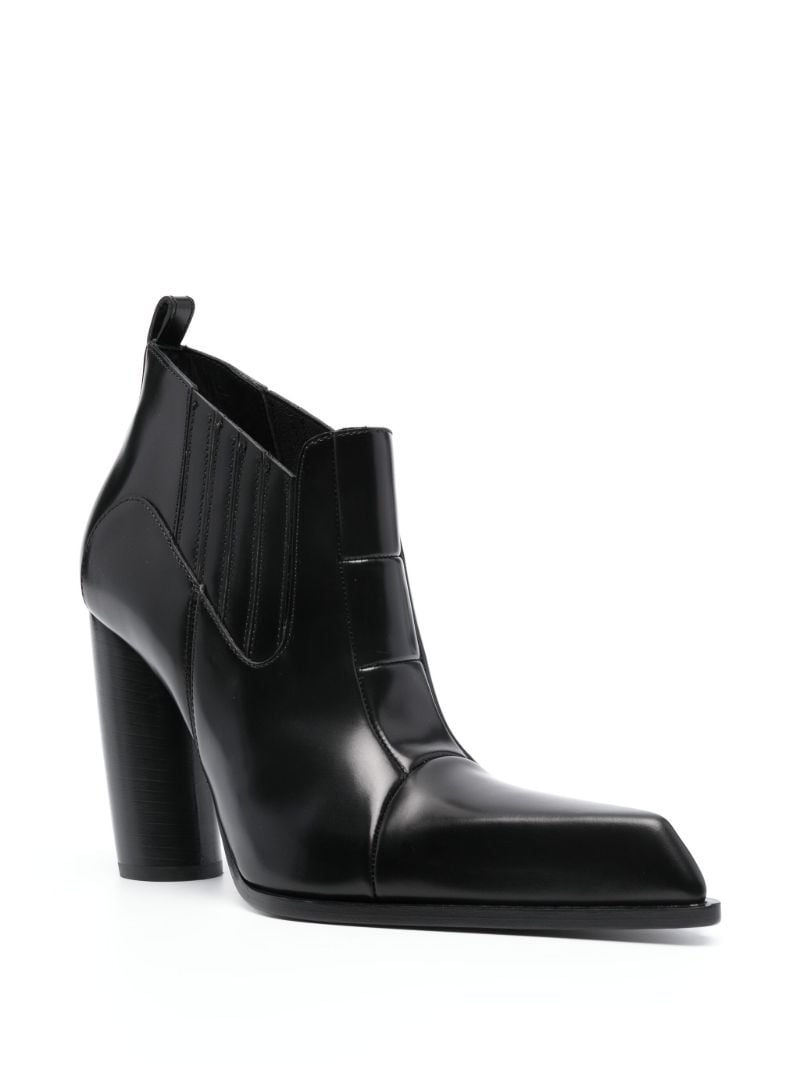 Black Moon Beatle Shade 95 Leather Ankle Boots