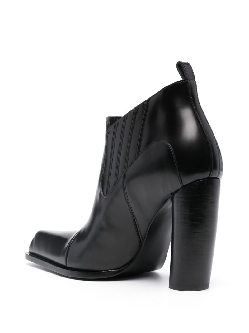 Black Moon Beatle Shade 95 Leather Ankle Boots