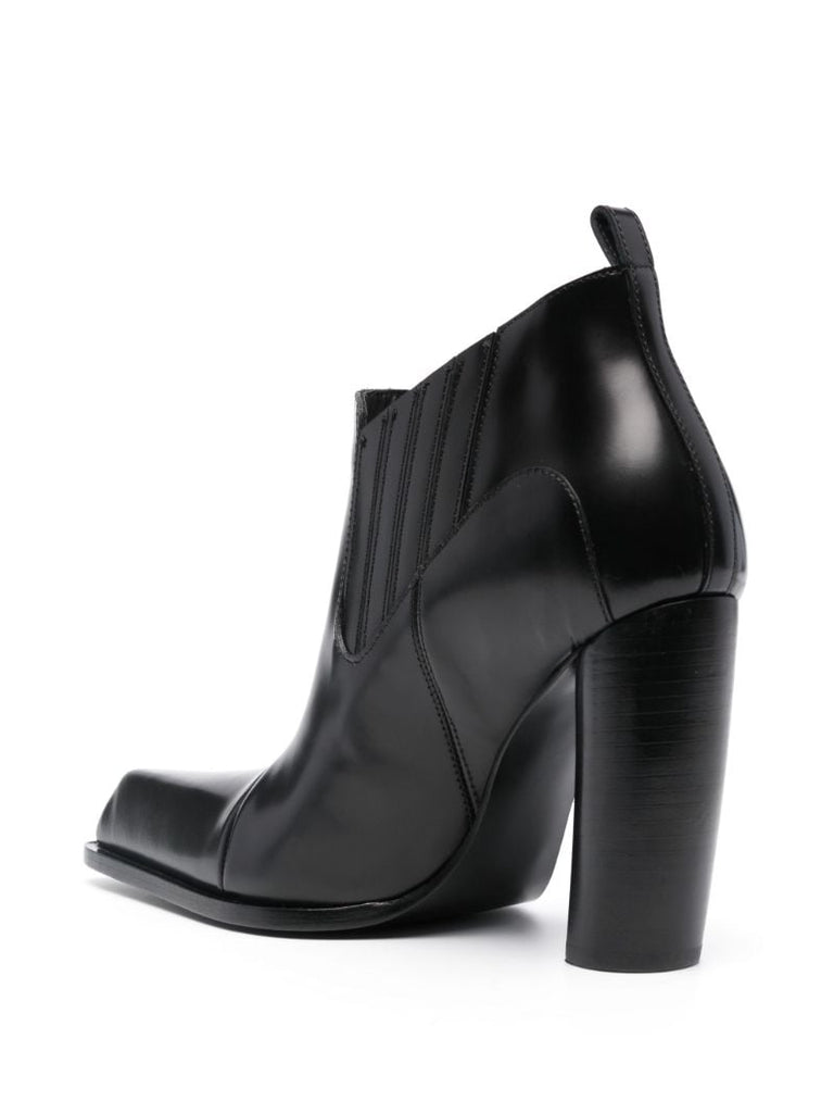 Black Moon Beatle Shade 95 Leather Ankle Boots