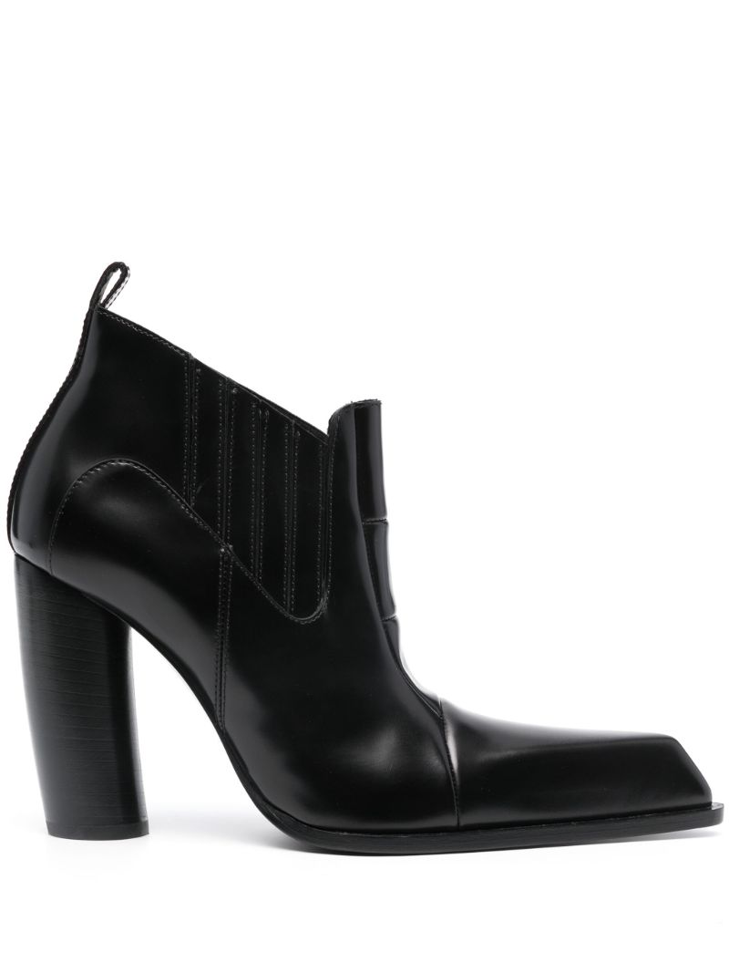 Black Moon Beatle Shade 95 Leather Ankle Boots