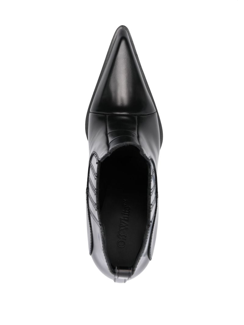 Black Moon Beatle Shade 95 Leather Ankle Boots