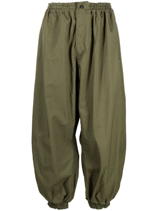 X Hed Mayner Green Wide-leg Track Pants