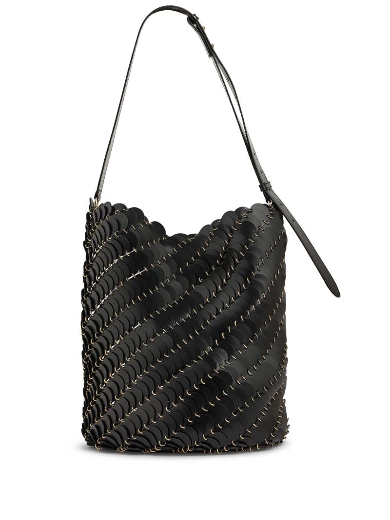Black PacoÃ_x0083_Â¯o Leather Bucket Bag