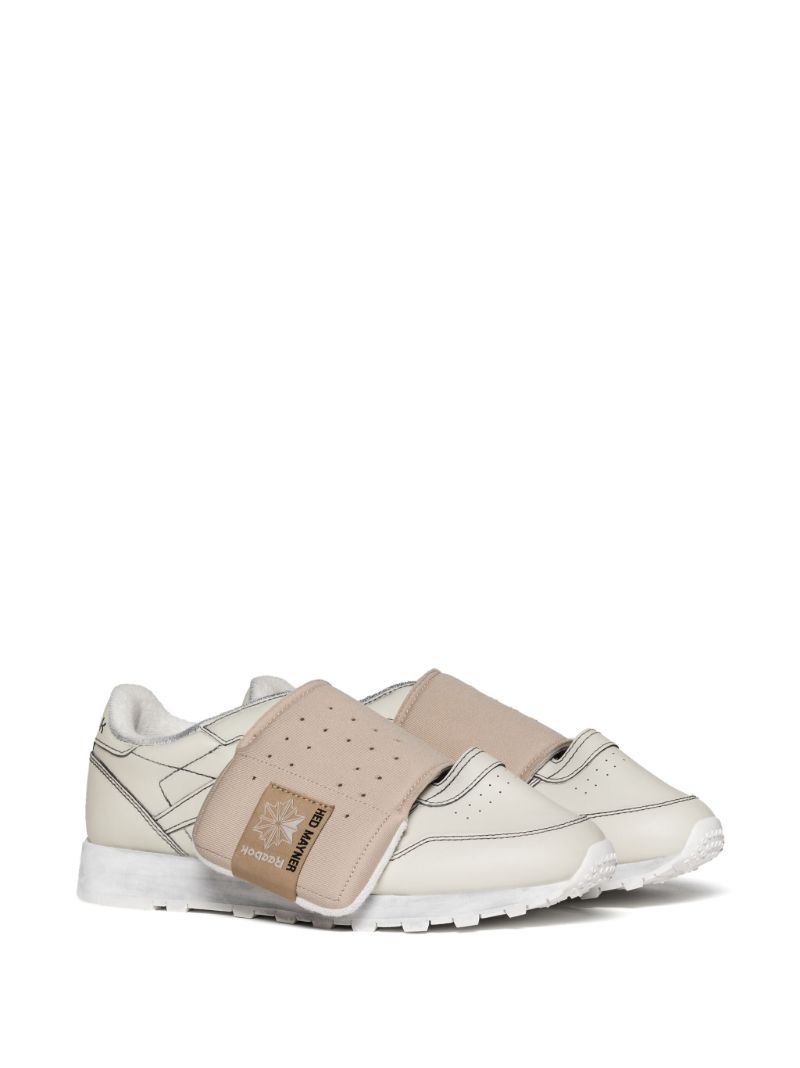 X Hed Mayner Neutral Classic Leather Sneakers