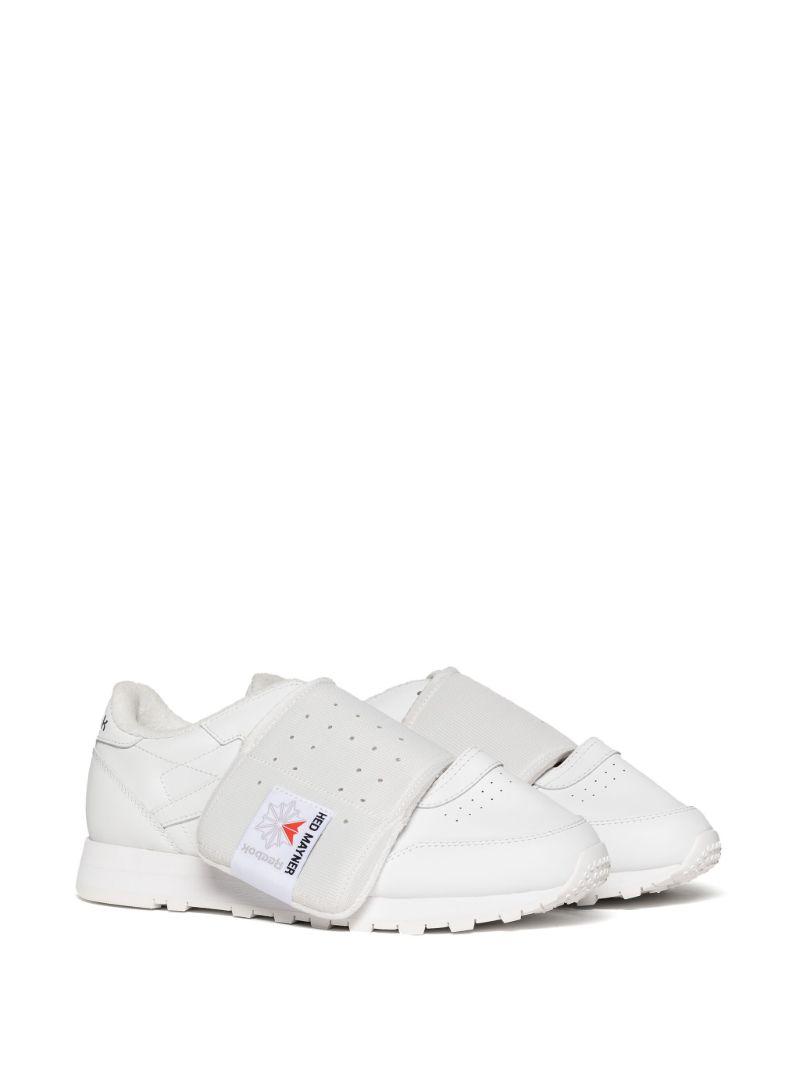 X Hed Mayner White Classic Leather Sneakers