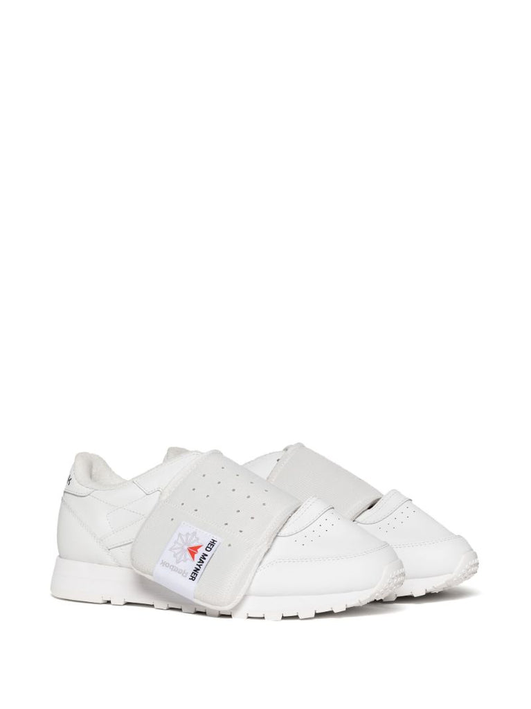 X Hed Mayner White Classic Leather Sneakers