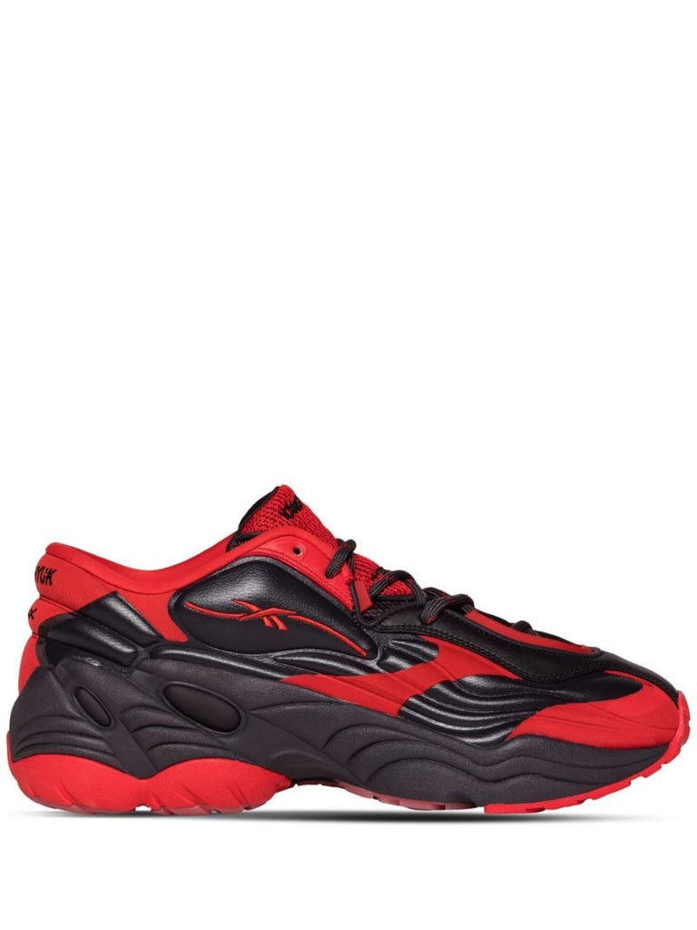 X Kanghyuk Red Dmx Run 6 Modern Sneakers