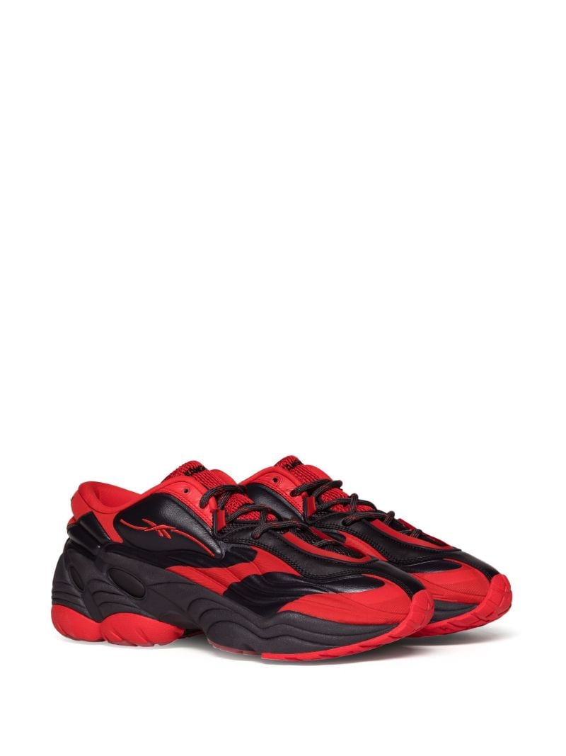 X Kanghyuk Red Dmx Run 6 Modern Sneakers