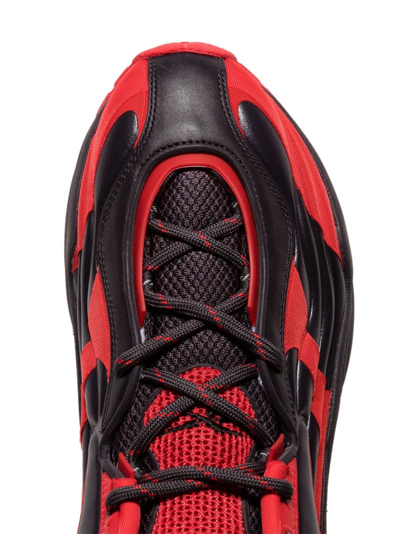 X Kanghyuk Red Dmx Run 6 Modern Sneakers