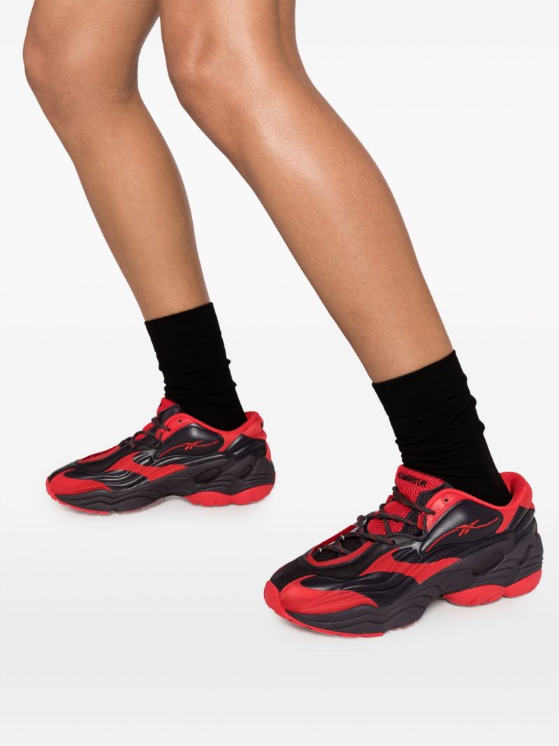 X Kanghyuk Red Dmx Run 6 Modern Sneakers