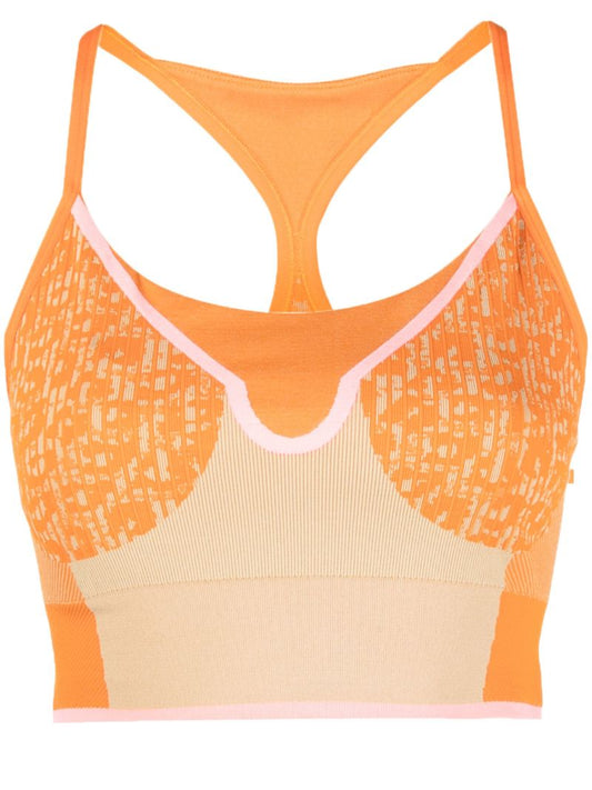 Orange Truestrength Seamless Sports Bra