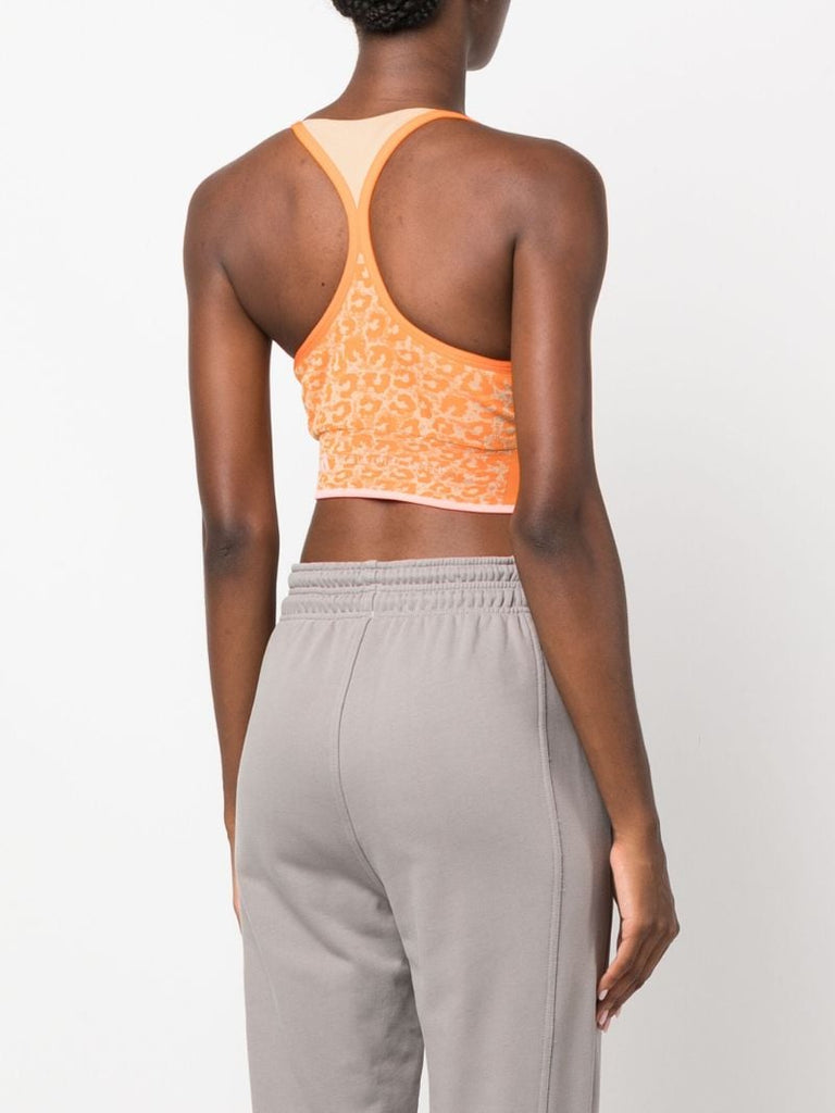 Orange Truestrength Seamless Sports Bra