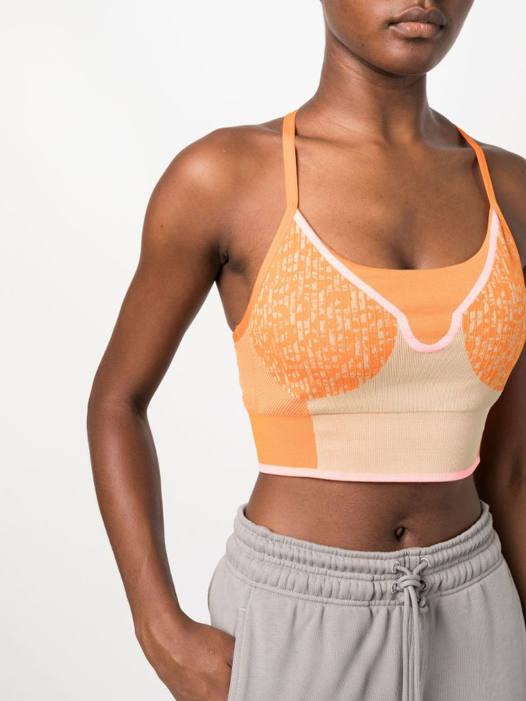 Orange Truestrength Seamless Sports Bra