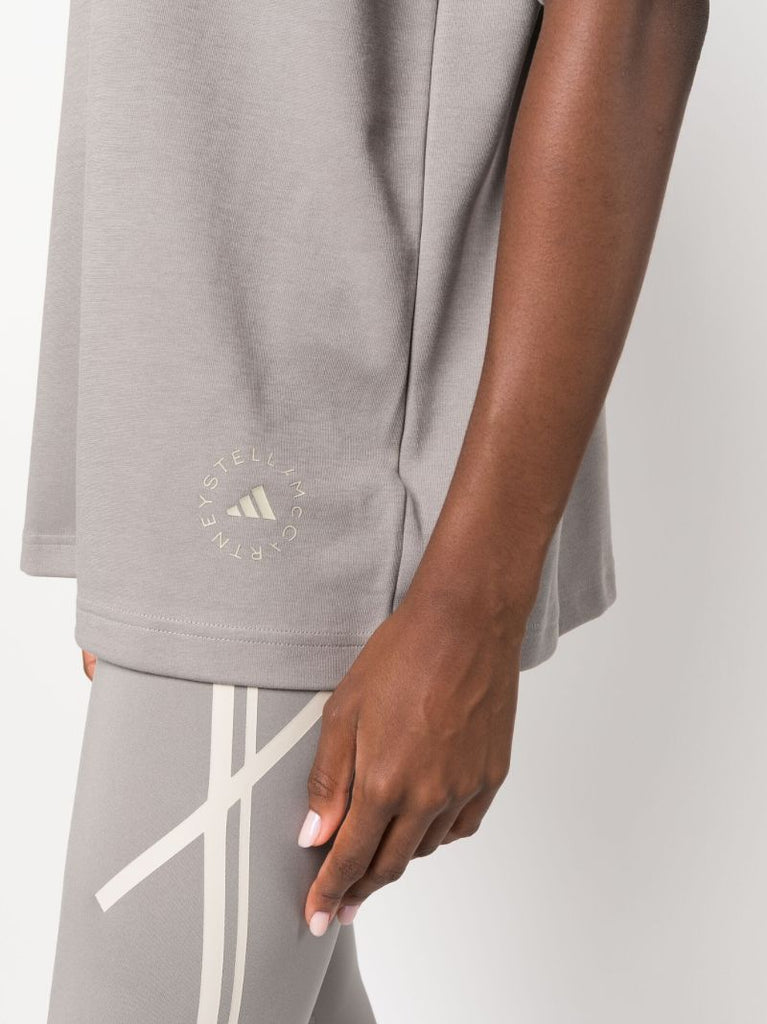 Grey Logo-print T-shirt
