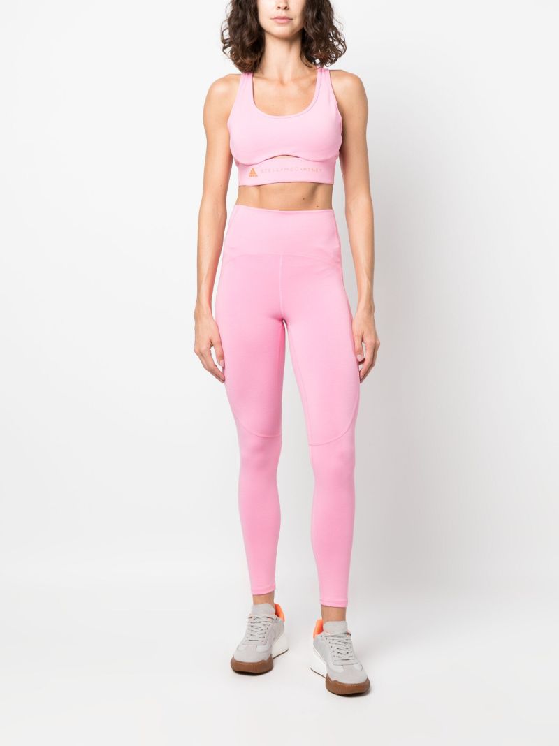 Pink Truestrength Cut-out Sports Bra