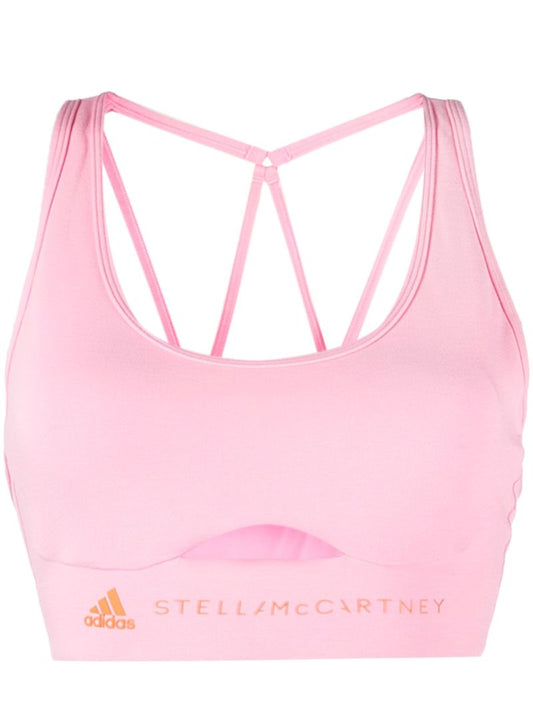 Pink Truestrength Cut-out Sports Bra