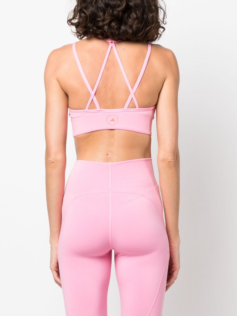 Pink Truestrength Cut-out Sports Bra