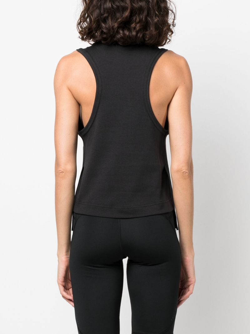 Grey Logo-print Training Tank Top