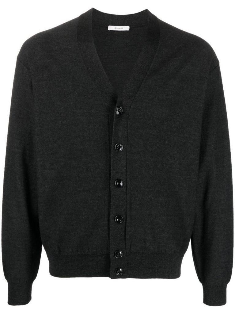 Grey Knitted Cardigan