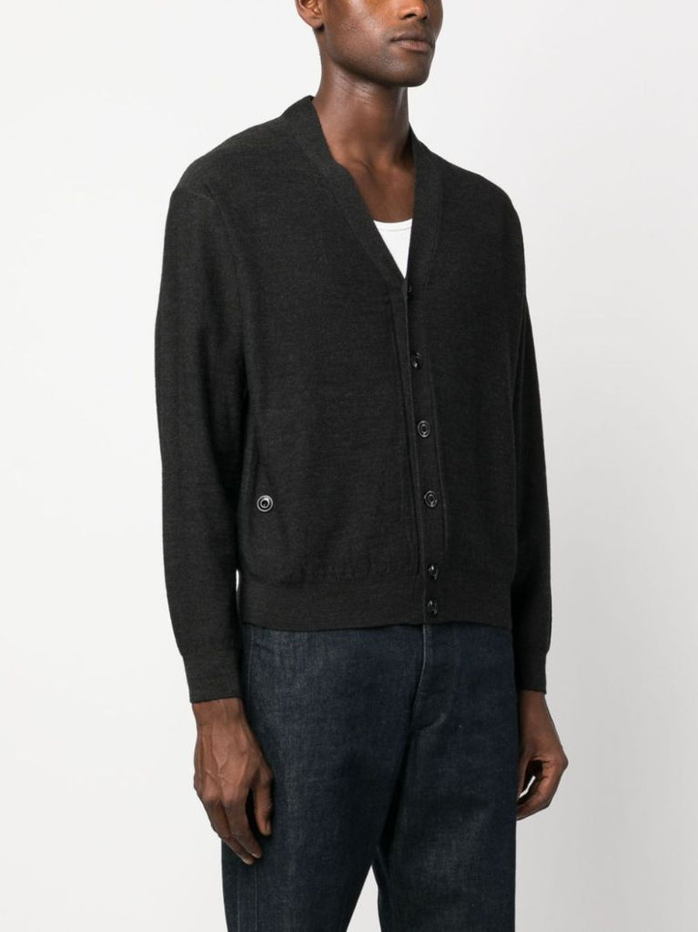 Grey Knitted Cardigan