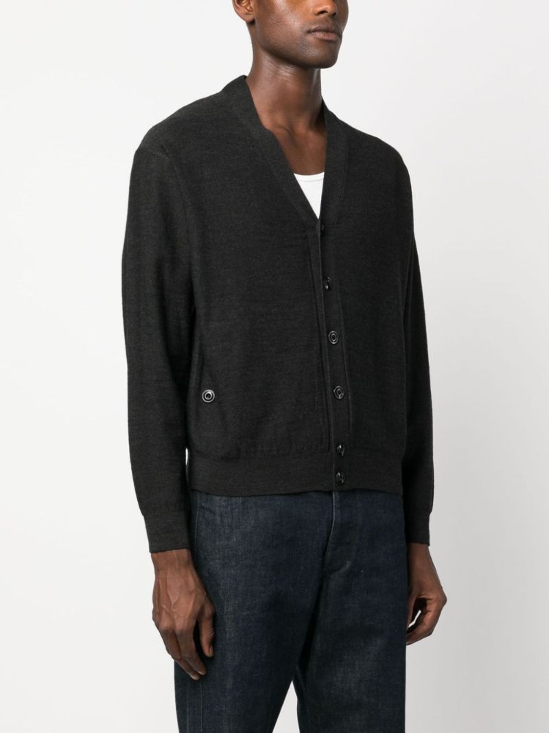 Grey Knitted Cardigan