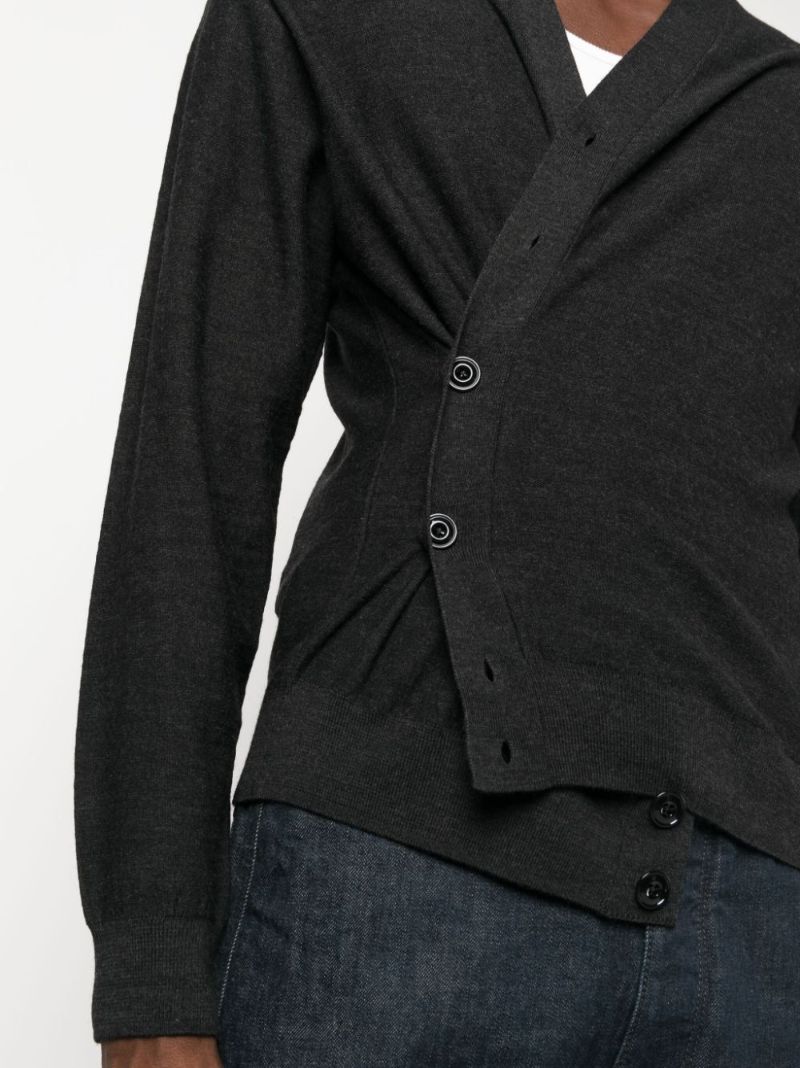 Grey Knitted Cardigan
