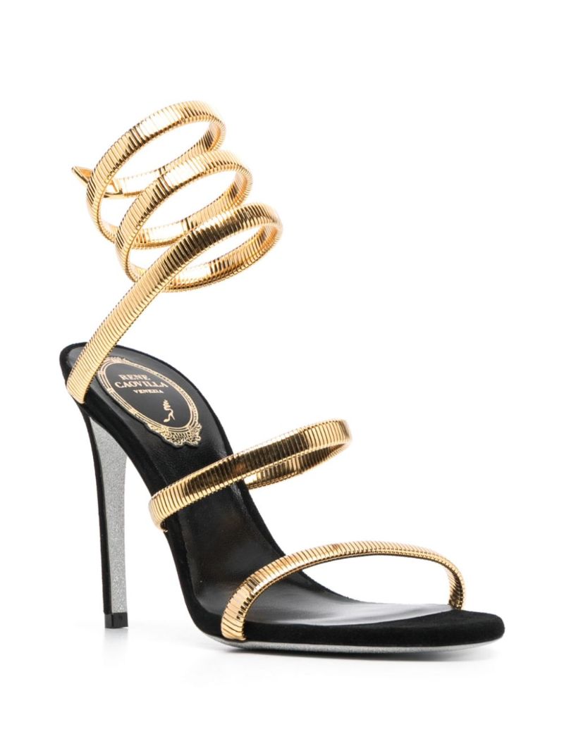 Black Juniper 110 Coiled-strap Sandals