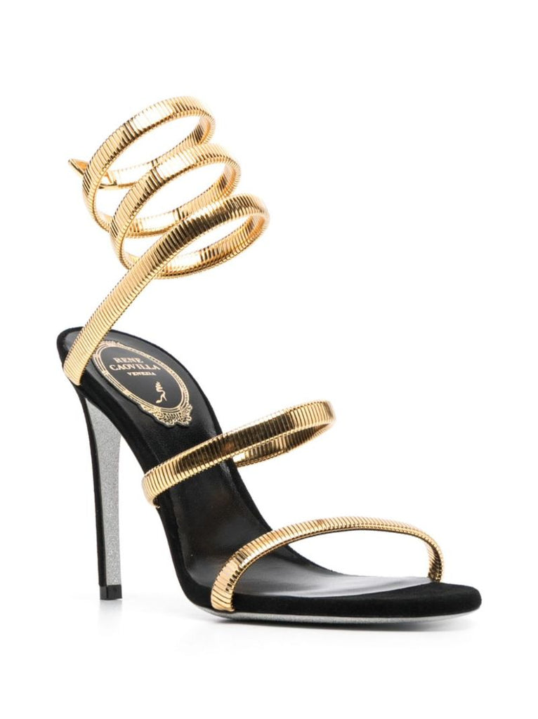 Black Juniper 110 Coiled-strap Sandals