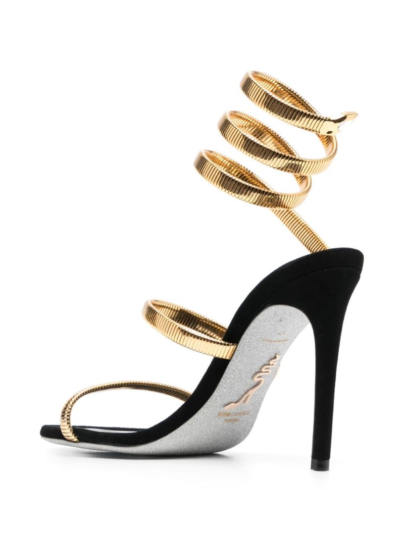 Black Juniper 110 Coiled-strap Sandals