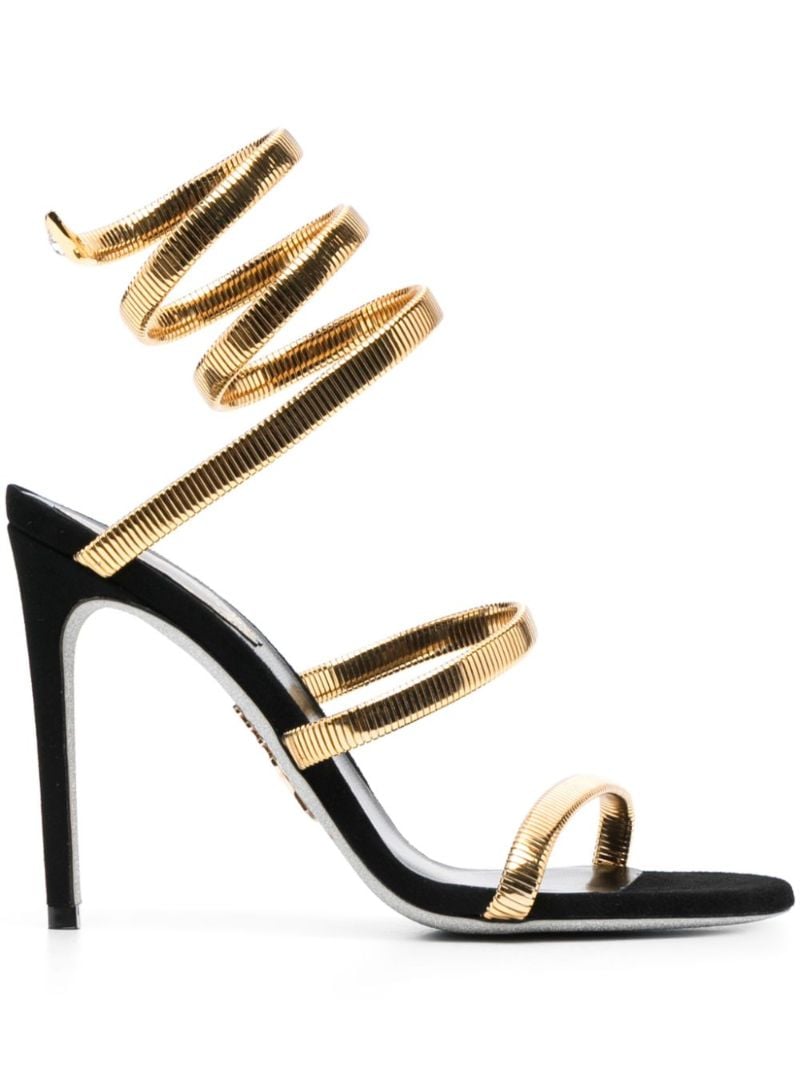 Black Juniper 110 Coiled-strap Sandals