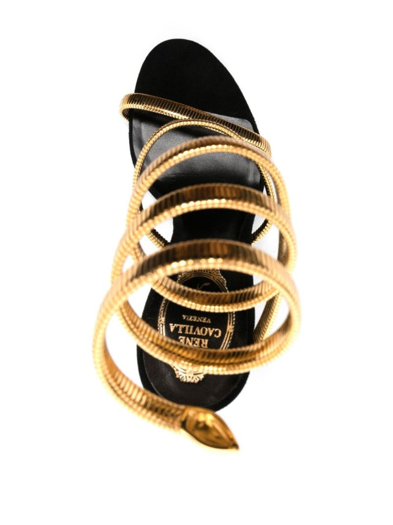 Black Juniper 110 Coiled-strap Sandals