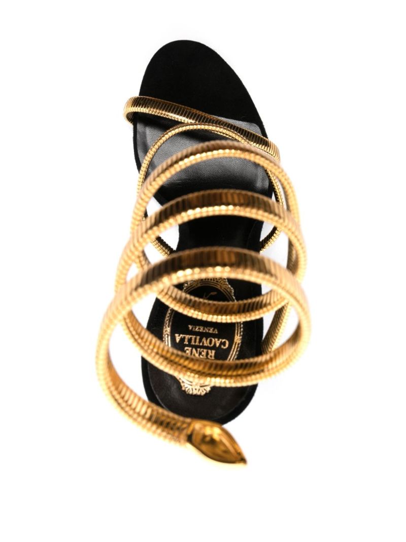 Black Juniper 110 Coiled-strap Sandals