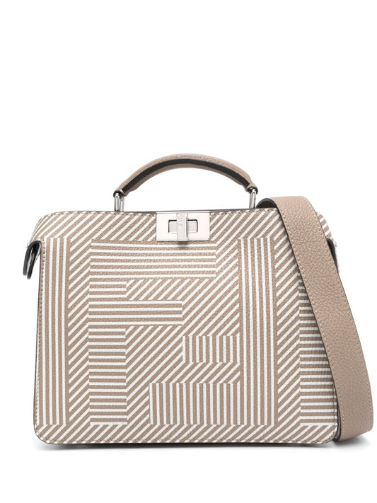 Neutral Peekaboo Iseeu Mini Tote Bag