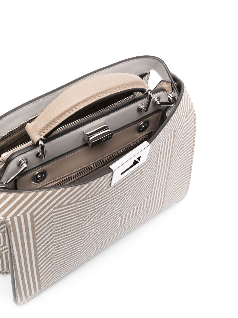 Neutral Peekaboo Iseeu Mini Tote Bag