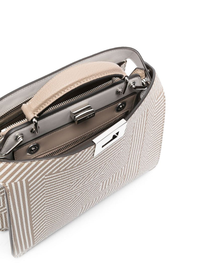 Neutral Peekaboo Iseeu Mini Tote Bag