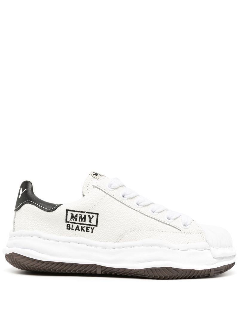 White Blakey Leather Sneakers