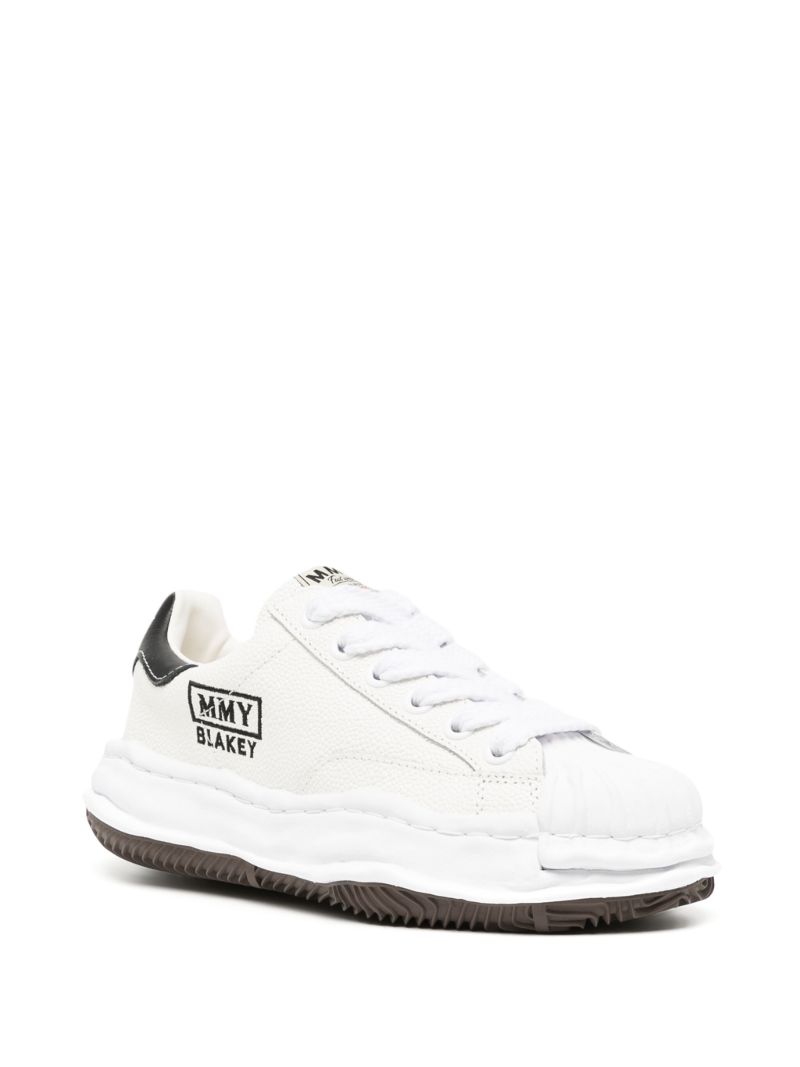 White Blakey Leather Sneakers