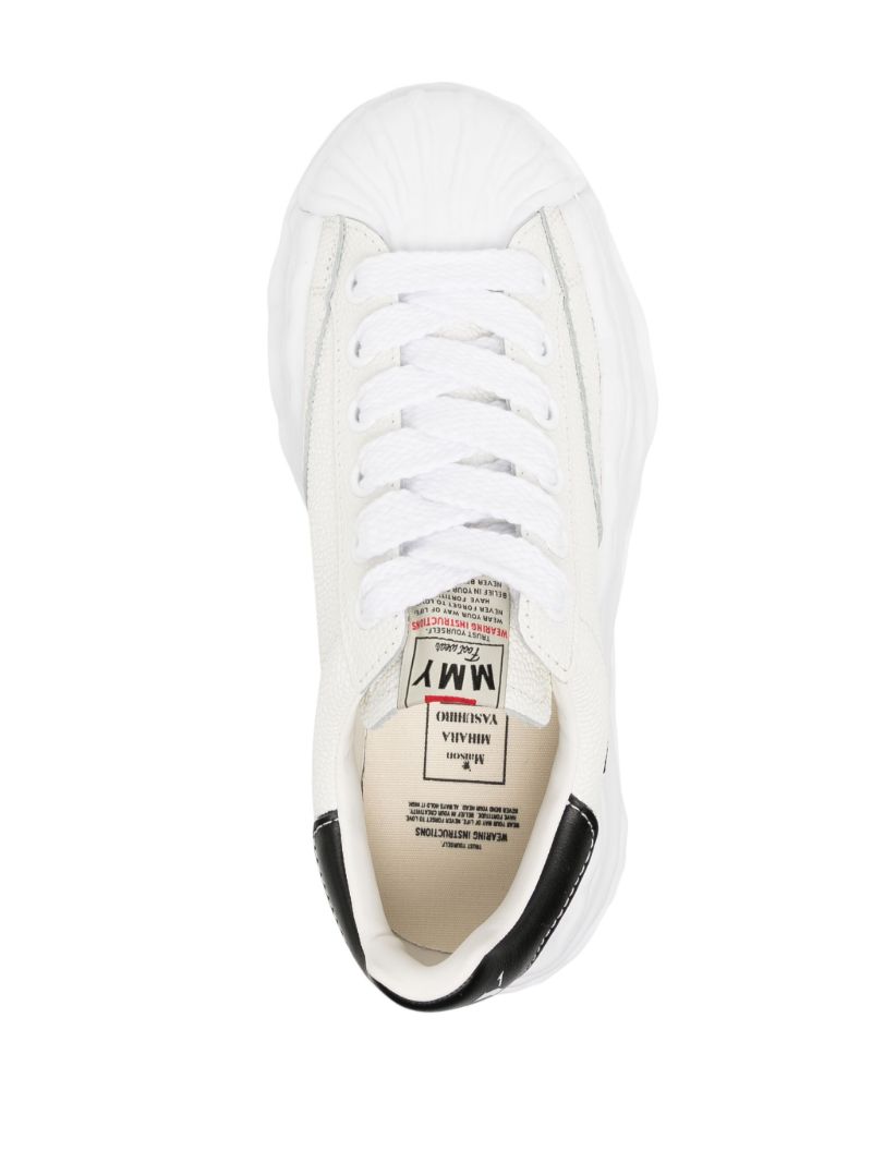 White Blakey Leather Sneakers