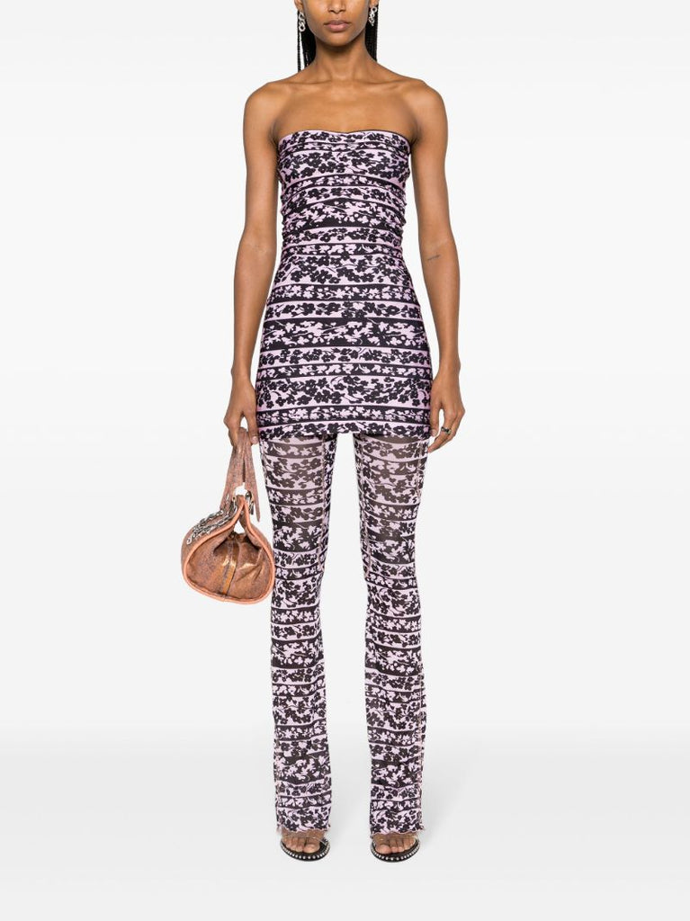 Pink Halcyon Blossom-print Leggings