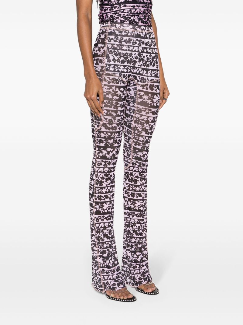 Pink Halcyon Blossom-print Leggings
