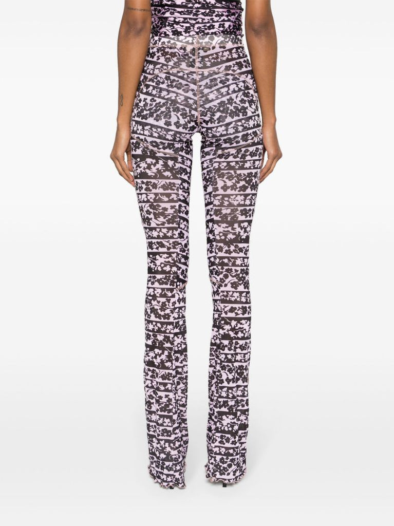 Pink Halcyon Blossom-print Leggings