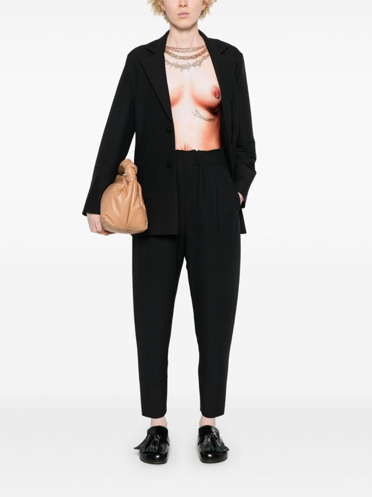 Black Single-breasted Blazer