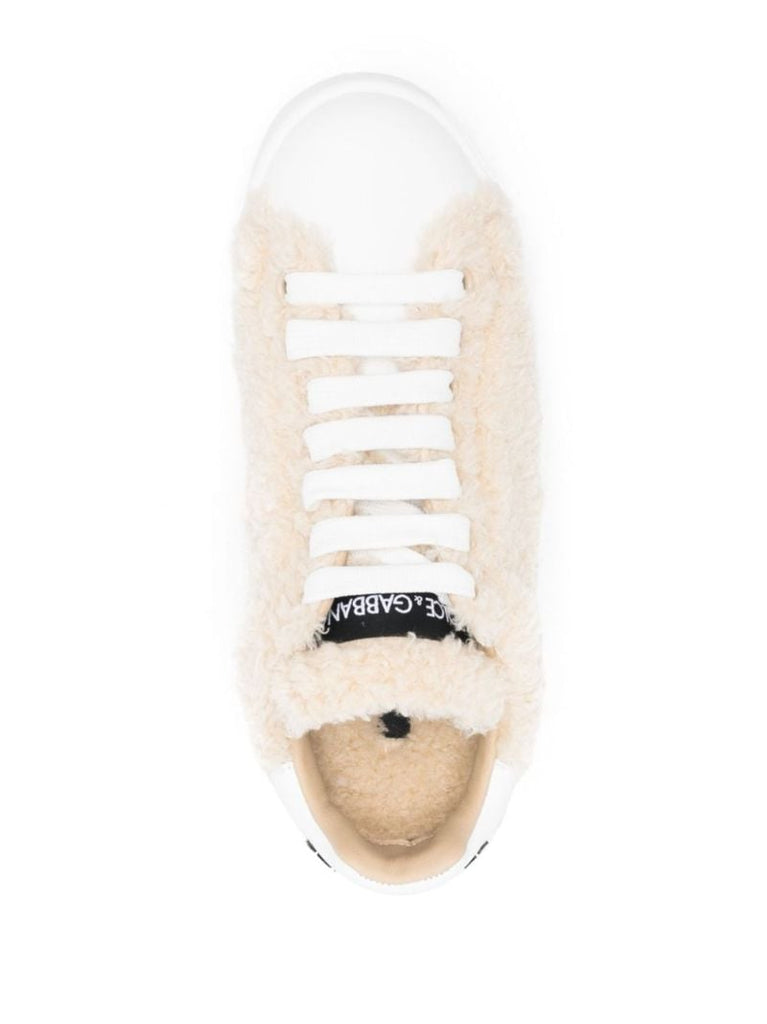 White Portofino Leather Sneakers