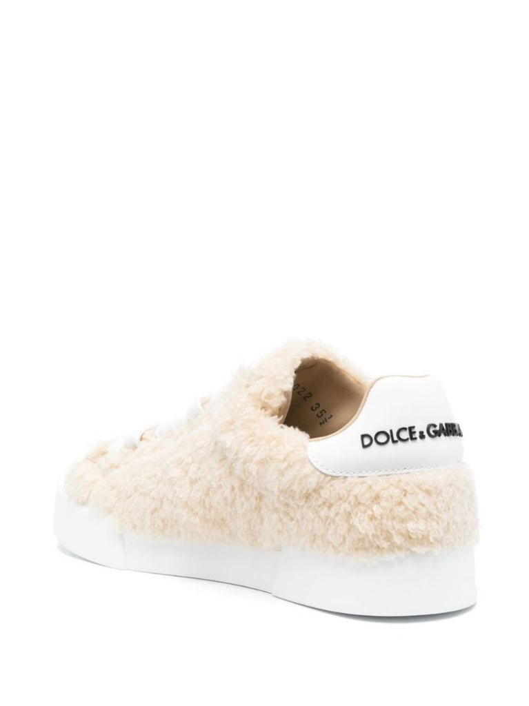 White Portofino Leather Sneakers