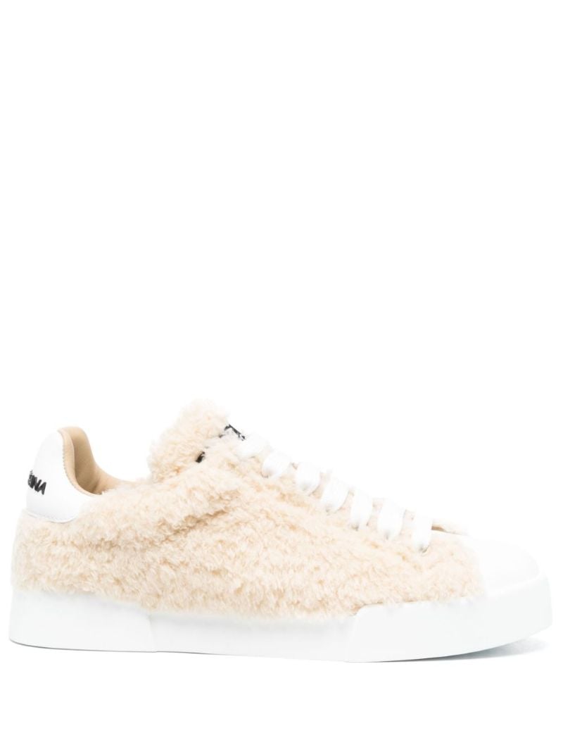 White Portofino Leather Sneakers