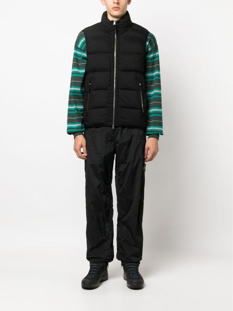 Black Seamless Tunnel Down-tc Gilet