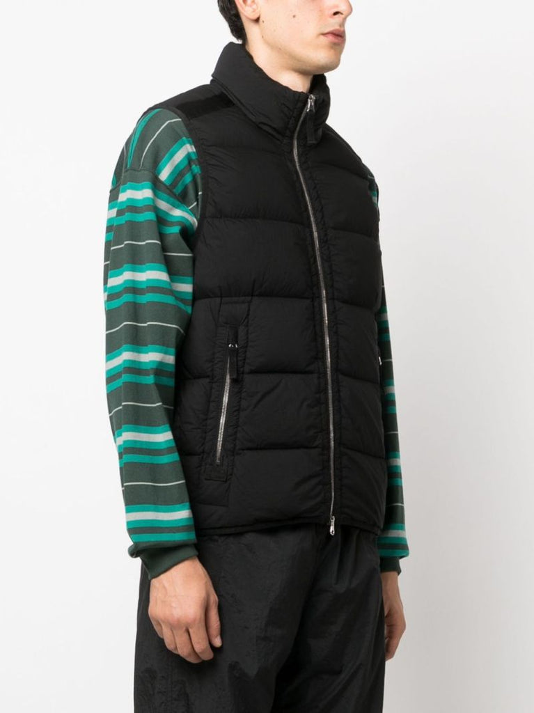 Black Seamless Tunnel Down-tc Gilet