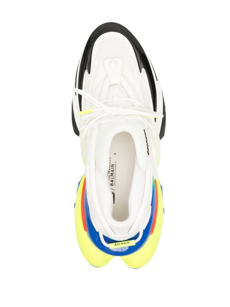 White Unicorn Leather Sneakers