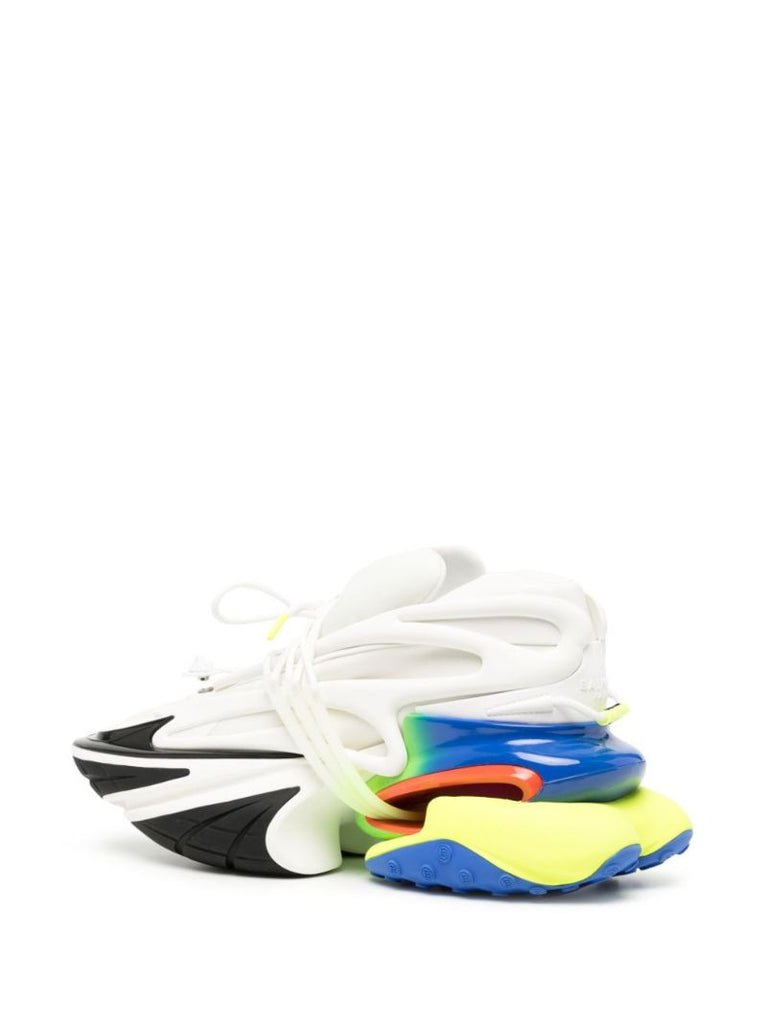 White Unicorn Leather Sneakers