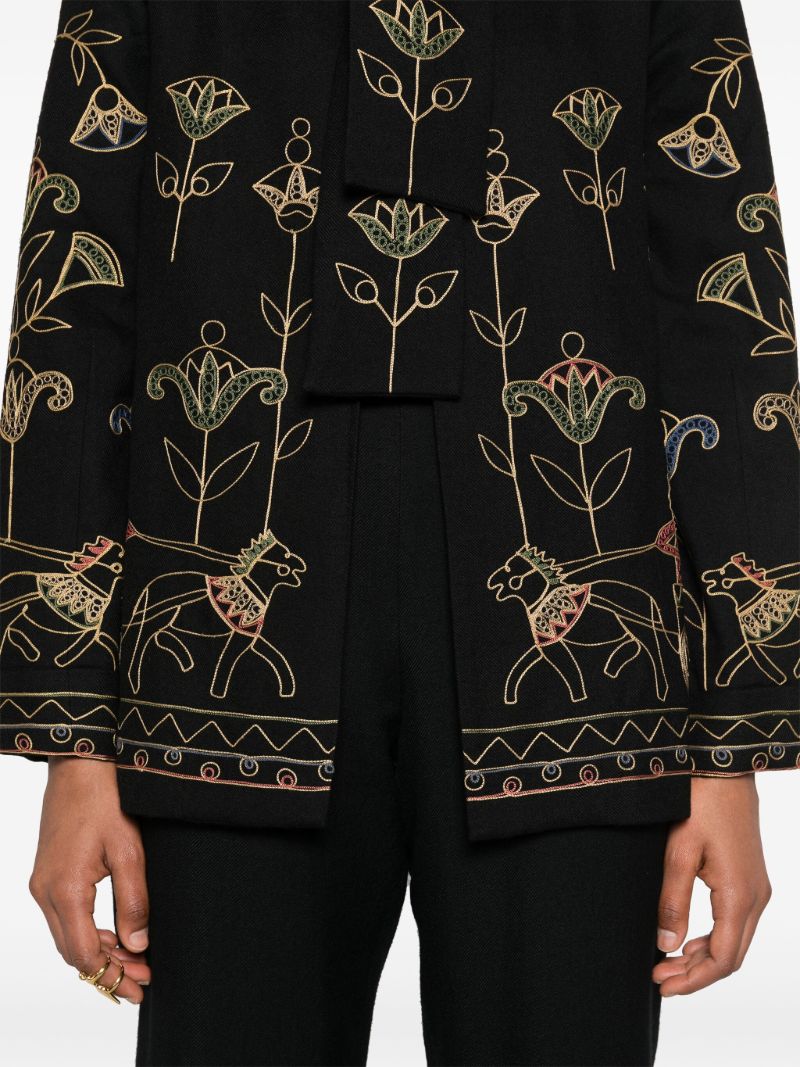 Blue Garden Chariot Jacket